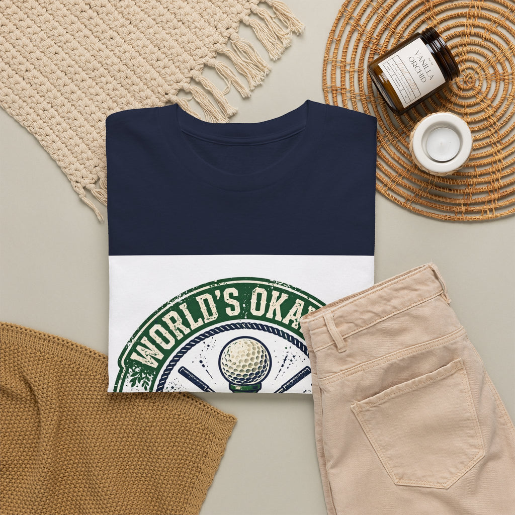 World's Okayest Golfer funny golf t-shirt by HYTON Golf