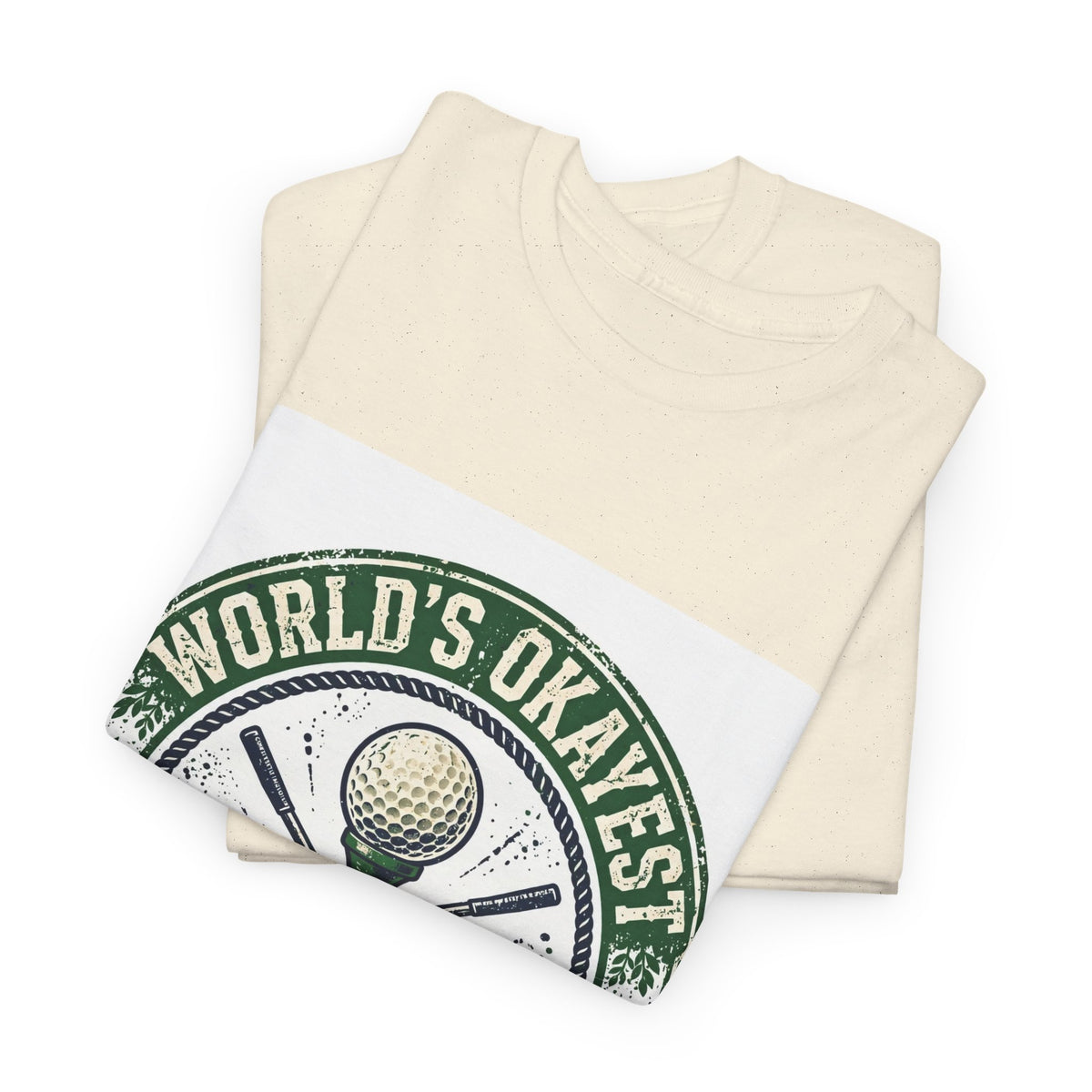 World's Okayest Golfer funny golf t-shirt by HYTON Golf