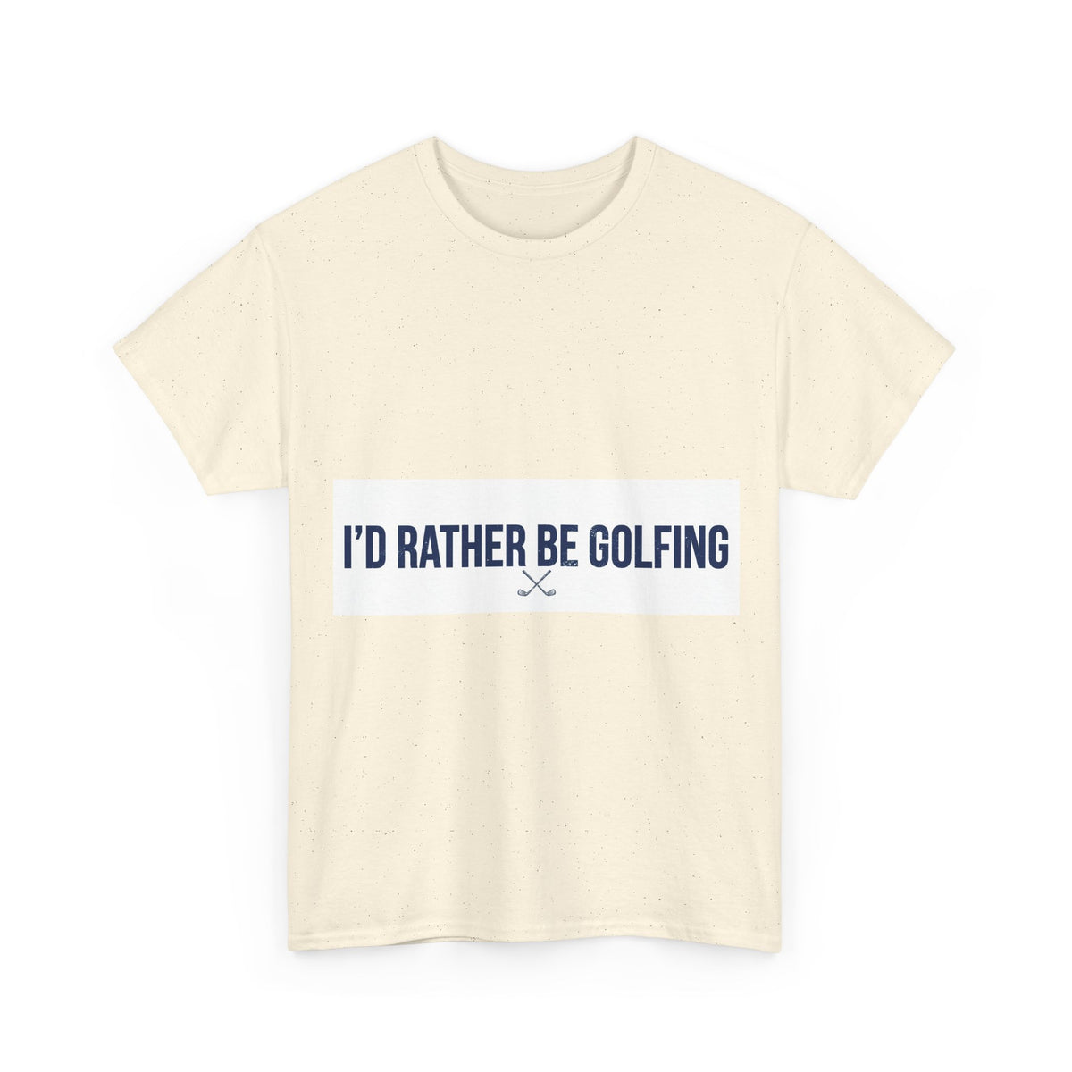 I’d Rather Be Golfing T-Shirt – Minimalist Funny Golf Tee for Men and Women