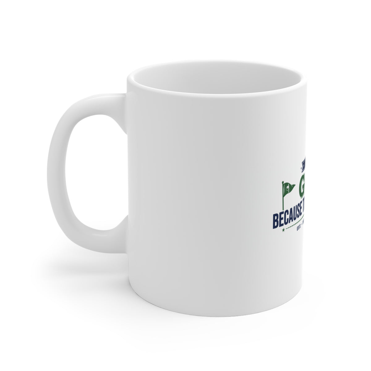 Golf Because Therapy Is Expensive Mug – Funny 11oz Golf Coffee Mug, Gift for Golfers